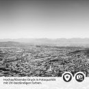 Mobile Preview: Küchenrückwand Folie monochrome Berge Detailbild 2