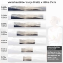 Mobile Preview: Küchenrückwand Folie dezente Berglandschaft Variantenauswahl Vorschaubild Höhe 51cm