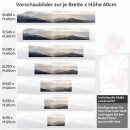 Mobile Preview: Küchenrückwand Folie dezente Berglandschaft Variantenauswahl Vorschaubild Höhe 60cm