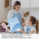 Mobile Preview: Küchenrückwand Folie Eisberge A4 Muster