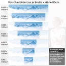 Mobile Preview: Küchenrückwand Folie Eisberge Variantenauswahl Vorschaubild Höhe 80cm