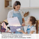 Mobile Preview: Küchenrückwand Folie morgentlicher Blick A4 Muster