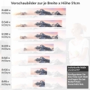 Mobile Preview: Küchenrückwand Folie verschneite Bergspitze Variantenauswahl Vorschaubild Höhe 51cm