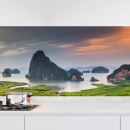 Mobile Preview: Küchenrückwand Folie idyllische Landschaft Hauptbild 1