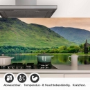 Mobile Preview: Küchenrückwand Folie Landschaft im Abendrot Detailbild 1