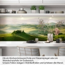 Mobile Preview: Küchenrückwand Folie Hügellandschaft Artikelbild 1
