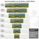 Mobile Preview: Küchenrückwand Folie harmonische Hügel Variantenauswahl Vorschaubild Höhe 80cm