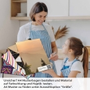 Mobile Preview: Küchenrückwand Folie Abendlicher Bergzauber – Landschaft im Sonnenuntergang A4 Muster