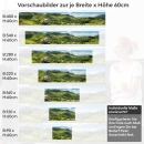 Mobile Preview: Küchenrückwand Folie Zugreise in grünen Täler Höhe 60cm