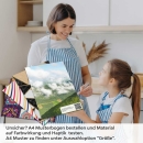 Mobile Preview: Küchenrückwand Folie – Pfad zur Bergidylle A4 Muster