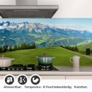 Mobile Preview: Küchenrückwand Folie – Pfad zur Bergidylle Detailbild 1