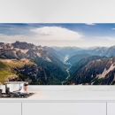 Mobile Preview: Küchenrückwand Folie Canyon Fluss & Berglandschaft Hauptbild