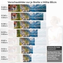Mobile Preview: Küchenrückwand Folie Naturwunder am See Höhe 80cm