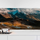 Mobile Preview: Küchenrückwand Folie goldene Herbstlandschaft Hauptbild 1