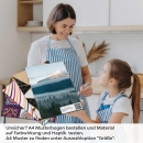 Mobile Preview: Küchenrückwand Folie Nebelwald & Berglandschaft A4 Muster