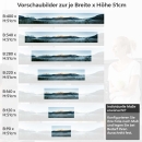 Mobile Preview: Küchenrückwand Folie Nebelwald & Berglandschaft Höhe 51cm