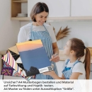 Mobile Preview: Küchenrückwand Folie Dämmerlandschaft A4 Muster