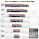 Mobile Preview: Küchenrückwand Folie Dämmerlandschaft Höhe 51cm