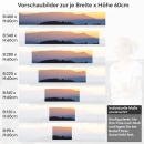 Mobile Preview: Küchenrückwand Folie Dämmerlandschaft Höhe 60cm