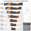 Mobile Preview: Küchenrückwand Folie Landschaft in goldener Stunde Höhe 60cm