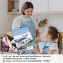 Mobile Preview: Küchenrückwand Folie Eismeer & Gletscherlandschaft A4 Muster