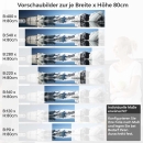Mobile Preview: Küchenrückwand Folie Eismeer & Gletscherlandschaft Höhe 80cm