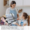 Mobile Preview: Küchenrückwand Folie Gletscherlandschaft A4 Muster