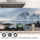 Mobile Preview: Küchenrückwand Folie Gletscherlandschaft Detailbild 1