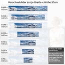 Mobile Preview: Küchenrückwand Folie arktische Schönheit Höhe 51cm
