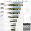Mobile Preview: Küchenrückwand Folie Düne Nordsee Höhe 80cm