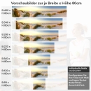 Mobile Preview: Küchenrückwand Folie Dünentraum Höhe 80cm