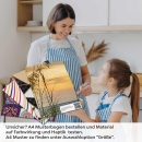 Mobile Preview: Küchenrückwand Folie Dünenlandschaft & Strand Flora A4 Muster