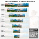 Mobile Preview: Küchenrückwand Folie Dünen, Leuchtturm & Meer Höhe 60cm