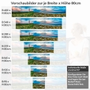 Mobile Preview: Küchenrückwand Folie Dünen, Leuchtturm & Meer Höhe 80cm