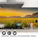 Mobile Preview: Küchenrückwand Folie Sonnenblumen Feld Detailbild 1