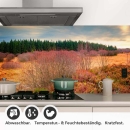 Mobile Preview: Küchenrückwand Folie Holzweg durch die Herbstlandschaft Detailbild 1