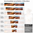 Mobile Preview: Küchenrückwand Folie Holzweg durch die Herbstlandschaft Höhe 60cm