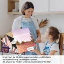 Mobile Preview: Küchenrückwand Folie Lavendelfeld A4 Muster