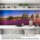 Mobile Preview: Küchenrückwand Folie Lavendelfeld Artikelbild 1
