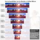 Mobile Preview: Küchenrückwand Folie Lavendelfeld Höhe 80cm
