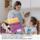 Mobile Preview: Küchenrückwand Folie Lavendel Panorama A4 Muster
