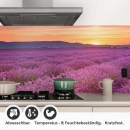 Mobile Preview: Küchenrückwand Folie Lavendel Panorama Detailbild 1