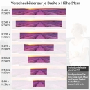 Mobile Preview: Küchenrückwand Folie Lavendel Panorama Höhe 51cm