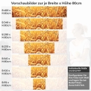 Mobile Preview: Küchenrückwand Folie Kornfeld Höhe 80cm