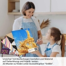 Mobile Preview: Küchenrückwand Folie goldener Weizenfeld A4 Muster