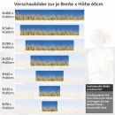 Mobile Preview: Küchenrückwand Folie Gersten Höhe 60cm