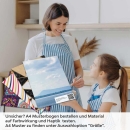 Mobile Preview: Küchenrückwand Folie blauer Horizont A4 Muster