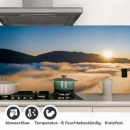 Mobile Preview: Küchenrückwand Folie Berge im Verborgenen Detailbild 1