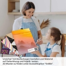 Mobile Preview: Küchenrückwand Folie Landschaft im Sonnenuntergang A4 Muster