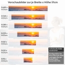 Mobile Preview: Küchenrückwand Folie Landschaft im Sonnenuntergang Höhe 51cm
